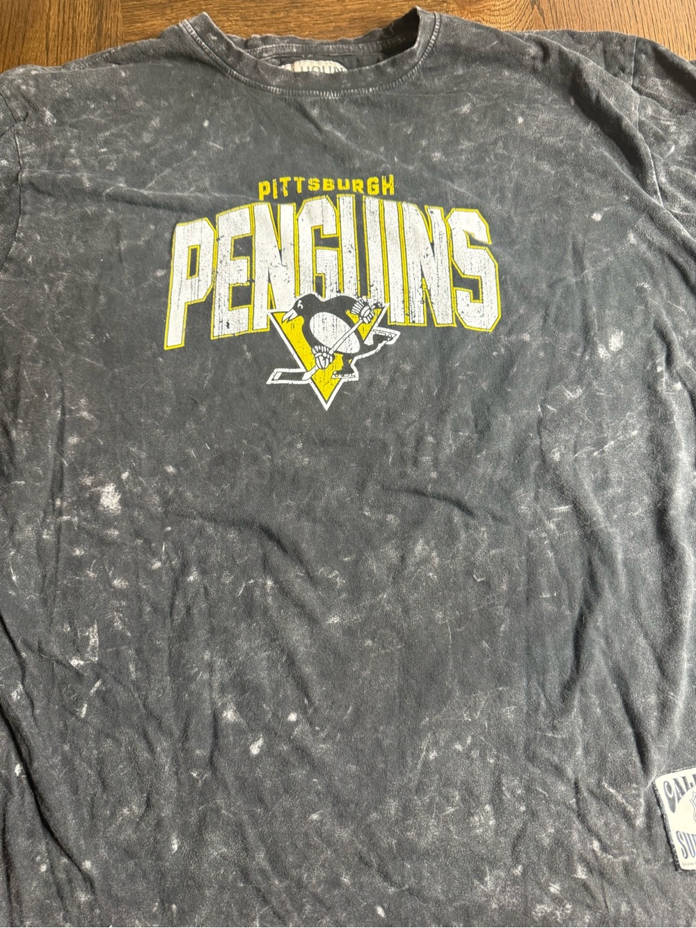 Vintage -style Calhoun Surf & Skate Pittsburgh Penguins long sleeve shirt men XL - Picture 2 of 8